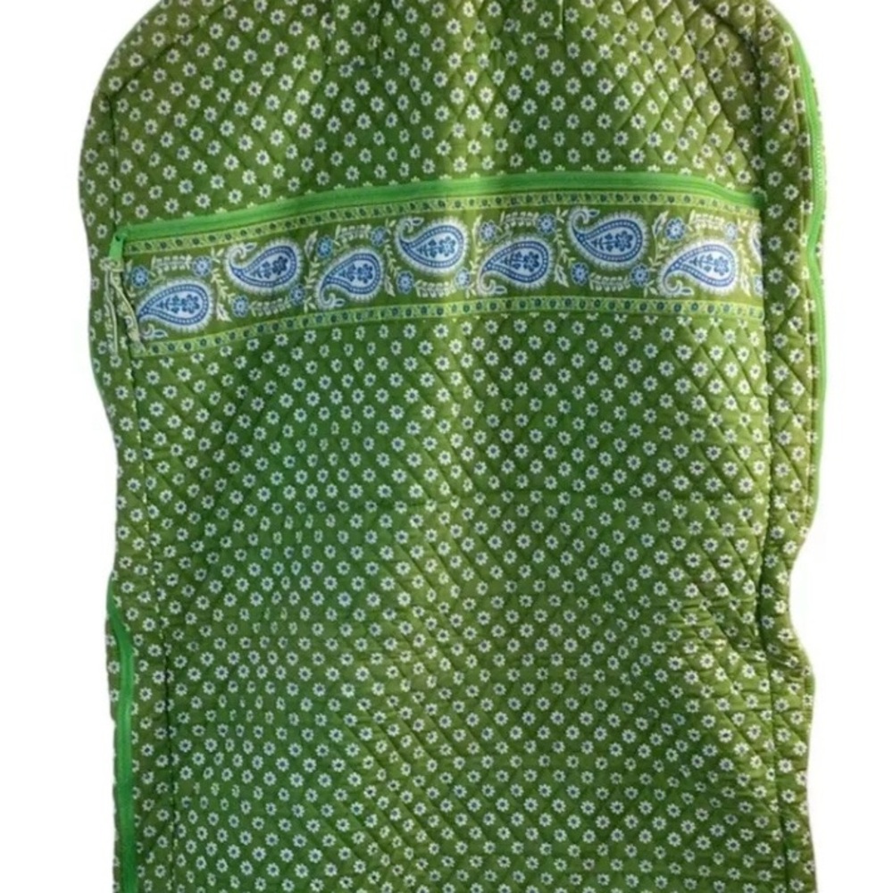 Vera Bradley Apple Green Daisy Daisies Travel Garment Bag 48” x 24” - Retired